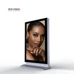 Aluminum Frame CLP 6 Sheet Mupi Advertising , Customized Out Of Home Display