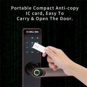 Glomarket Smart Door Lock Tuya WiFi Fingerprint Door Lock Smartphone APP Remote