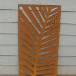 Exterior Decor Custom Made Corten Steel Garden Screens 2.5mm Thick