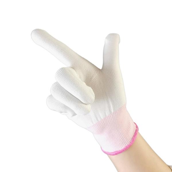 Knitted Guantes Seguridad Antistatic ESD Clean Room Gloves Carbon Fiber