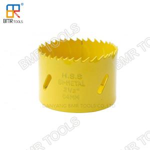 China BMR TOOLS 64mm carbon steel plate hole drill core bit HSS Bi-Metal M42 on sale
