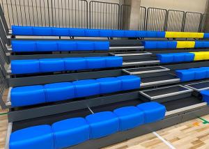 China Custom HDPE Retractable Bleacher Seating 460mm Width Ergonomic Designed factory