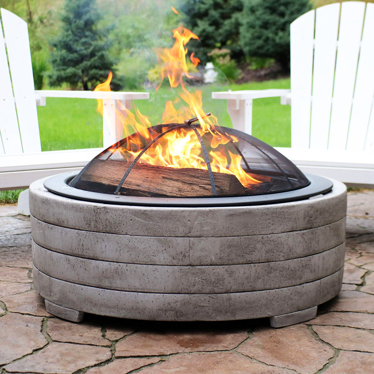 Charcoal Barbecue Grill Fire Pit Bowl for Outdoor Patio Garden Bonfire Camping Picnic