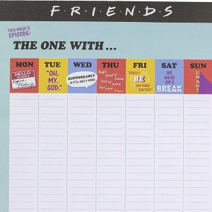 China Friends TV Show Order Pad Desk Planner Notepad For Fun People Pop 52 Lined Sheet factory