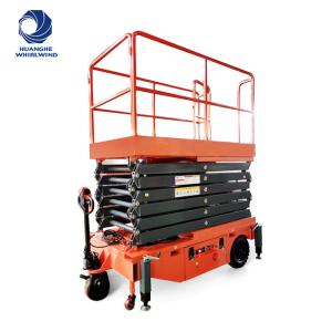 China 4-18m Aerial Mobile Lifter Scaffolding Electric Hydraulic Scissor Lift factory