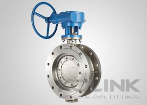 China Uni Directional Triple Eccentric Butterfly Valve Double Flanged WCB CF8 CF8M factory
