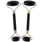 Skin Tightening Black Obsidian Face Jade Roller