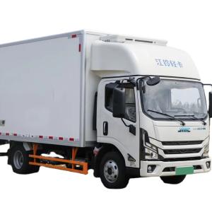China Jianglin 4.5T Single-row Extended Range Hybrid Refrigerated Truck factory