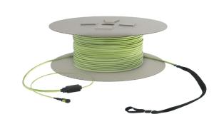 China 12 Core MPO Fiber Optic Cable 3.0mm Diameter For Data Center factory