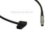 Flexible Soft Thin Power Cable for Red Epic Scarlet D Tap to 1B 6 Pin Female