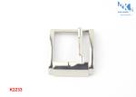 Casual Zinc Alloy Metal Belt Buckle Nickle Color Plating With Lacquer For Belt