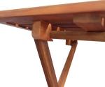 Small Folding Garden Table Side Patio Outdoor Coffee Tea Drinks Teak Wood Picnic