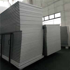 China construction building materials 50mm eps sandwich panel with grey white steel sheet factory