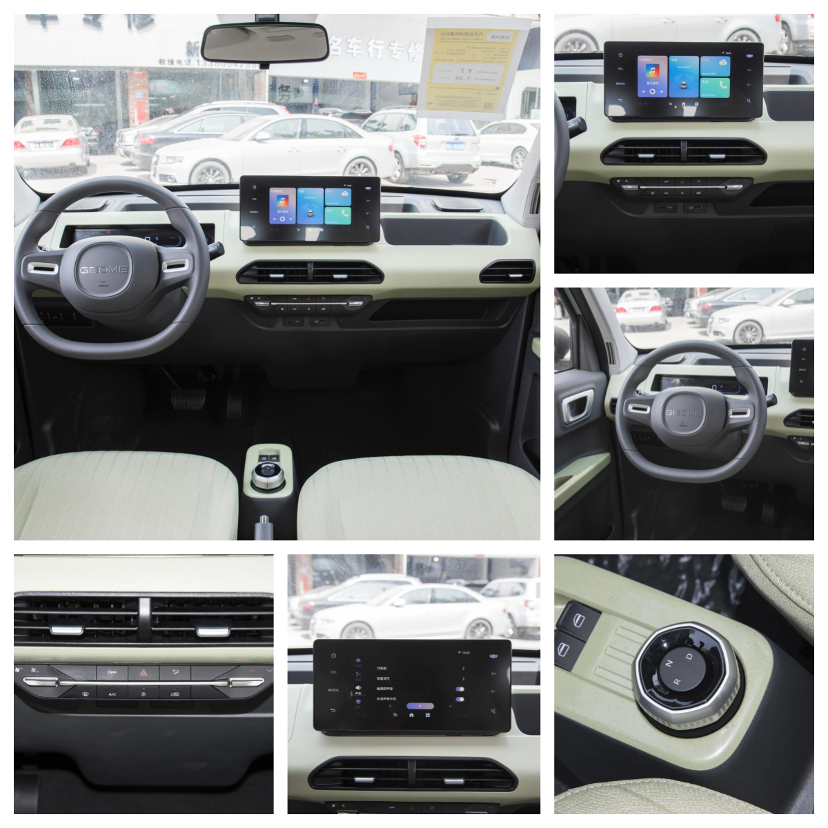 2023 Geely Panda Mini EV Four Seats Four Wheels Pure Electric Car Top Speed of 100km/h