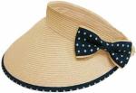 Simplicity Straw Wide Brim Sun Visor Cap , Nylon Flag Sun Shade Visor Hat