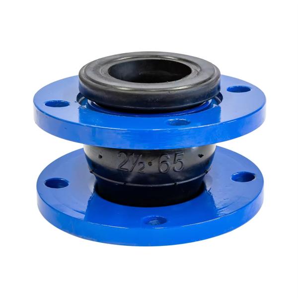 Carbon Steel Galvanized Flange Single Sphere EPDM Flexible Rubber Expansion