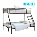 Durable Metal Frame Twin Bunk Beds High Load Carrying Strength Good Bearing