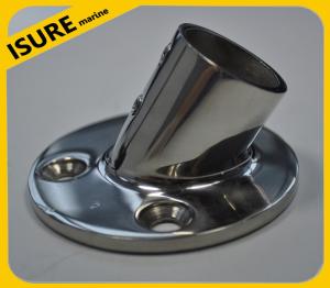 China Boat Hand Rail Fitting,60 Degree Round Base,Marine Stainless Steel factory