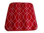 Stylish Modern Printed Dish Drying Mat , Red 16x18inch