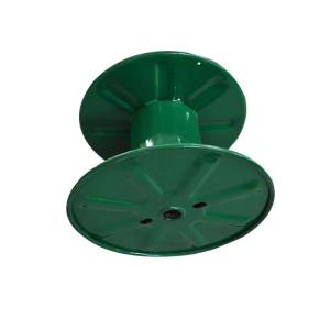 China Welded I Shaped Wheel Steel Spool Stranded Wire Pay Off Steel Plate factory