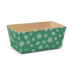 Natural Recyclable Disposable Rectangle Corrugated Paper Loaf Pan