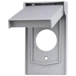 China Aluminum Alloy Custom Die Casting of Weatherproof Electrical Outdoor Outlet Box Cover factory