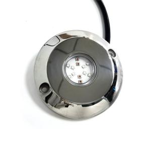 China RGB 12V 316 Stainless Steel Bright Underwater Led Lights For Boat Yacht factory