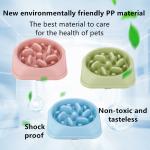 Dog Bowl Pet Slow Food Bowl Anti-Knock Dog Slow Food Bowl Rice Bowl Dog Bowl