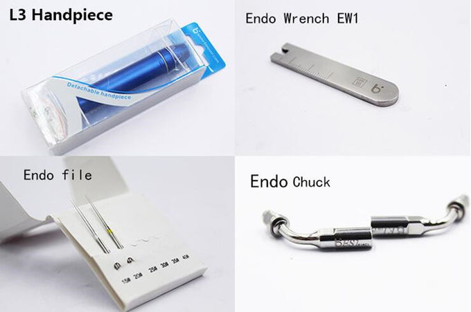 Piezo LED Dental Ultrasonic Scaler Auto Water Detachable Handpiece Polishing Tips