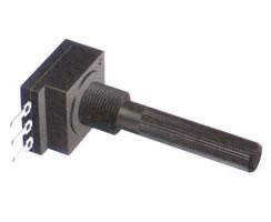 China rotary potentiometer, carbon potentiometer, potentiometer with insulated shaft, 16mm potentiometer factory