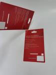 Folding Plastic Blister Package Recyclable PVC Clamshell Packaging