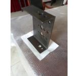 Steel Construction CNC C Channel Steel Beam Punching Marking Shearing Production