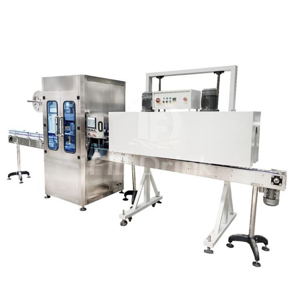 Electric Heat Shrink Tunnel Bottle Labeling Equipment Shrink Sleeve Labeling
