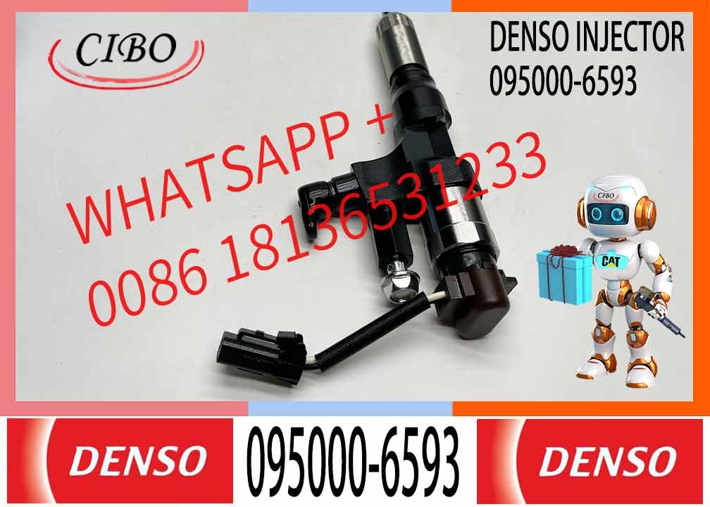Common Rail Fuel Injector 095000-6593 For HINO J08 23670-E0011