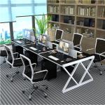 Steel Office Furniture Partitions , E1 Grade Desktop Office Desk