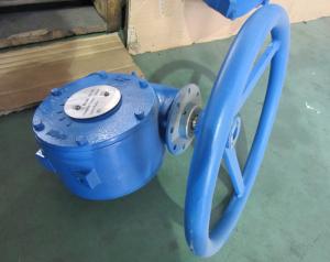 China Lcb Low Temperature Grease Gearbox Ball Valve Applicable To -46 ℃ ~120 ℃ factory