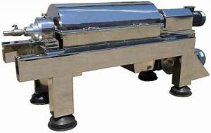 China 3200rpm PLC Control Scroll Separation Industrial Decanter Centrifuge factory