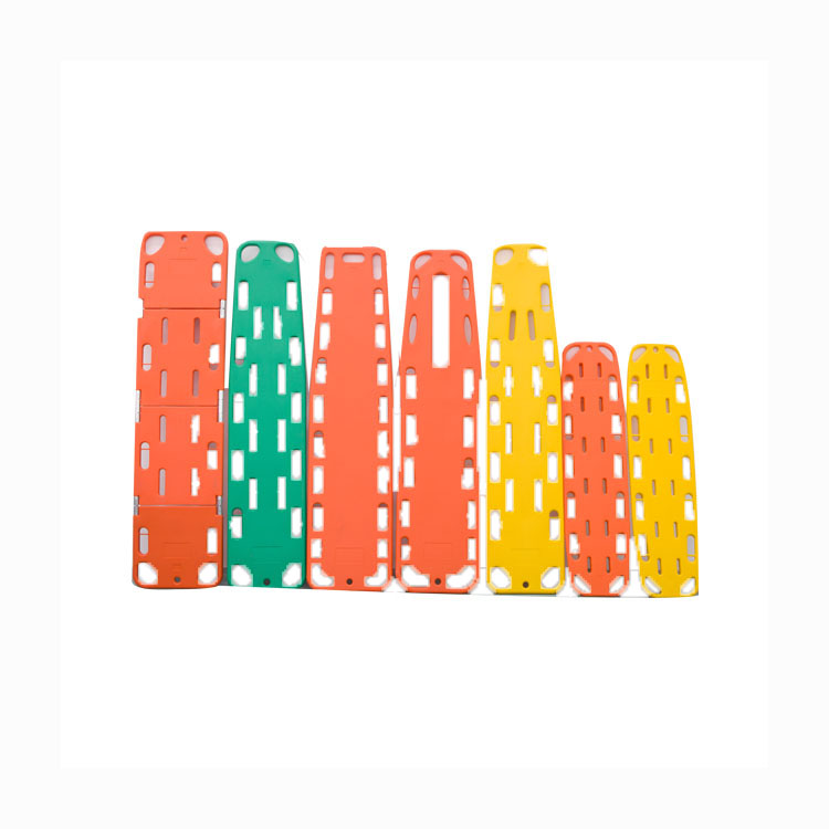 Orange Emergency Spine Board HDPE Rescue Collapsible Spine Board