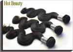 Peruvian Body Wavy Remy Virgin Human Hair Extensions For Women , 24 Inch