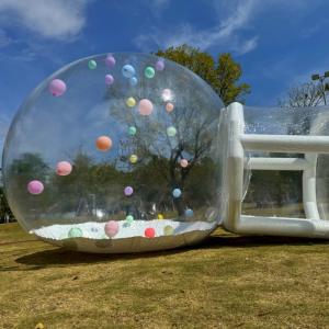 China Inflatable clear dome New design bubble hotel camping inflatable bubble tent bubble house inflatable factory