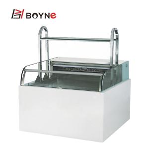 China Double Sided Open Cake Display Case One Floor Display Freezer factory