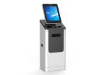 Hotel Check In Kiosk With Key Card Dispenser And Passport Scanner