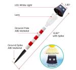 Warm White 1.2volts 12.87'' Waterproof LED Solar Garden Lights