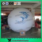 Inflatable Helium Balloons Golden Round , Blank Sphere Ball , Cartoon Character