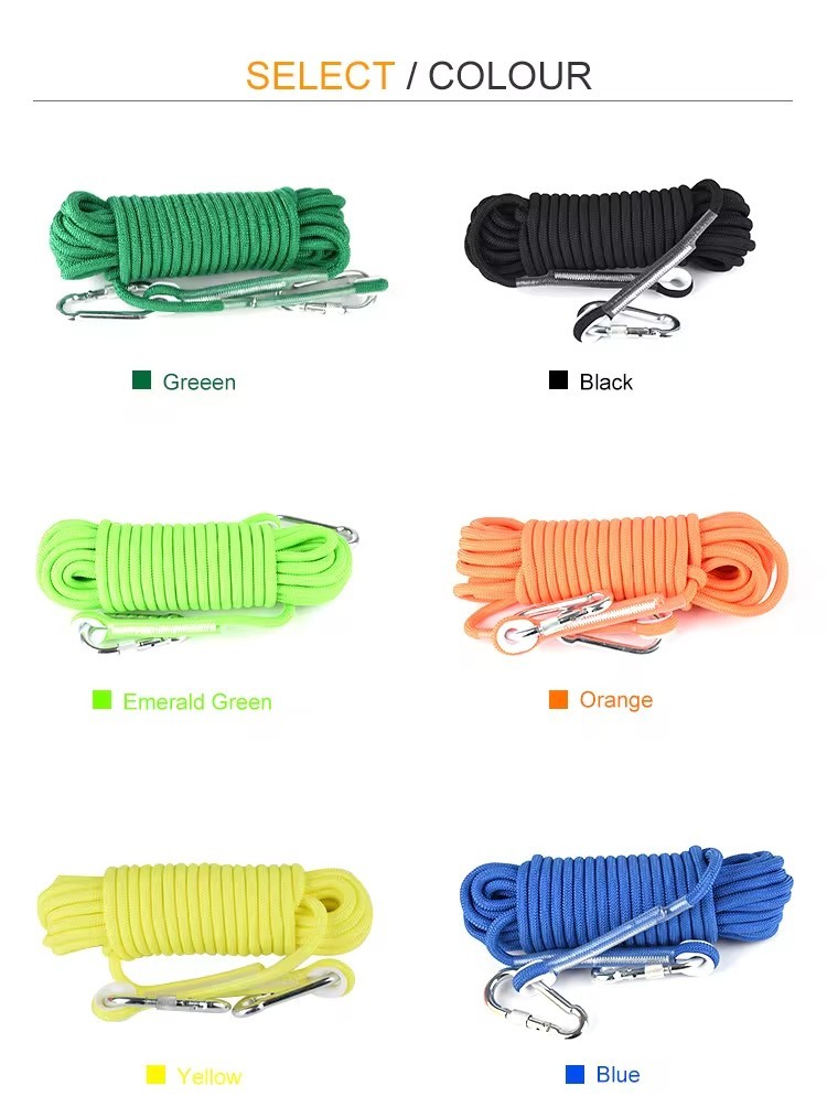 Outdoor Life-Saving Emergency Rescue Rope Wear-Resistant Rock Rope For Camping & Hiking