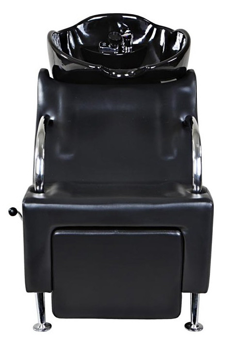 Commercial Salon Backwash Unit Pu Leather , Hydraulic Shampoo Sink And Chair