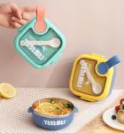 Metal Bento Lunch Box 304 Stainless Steel Baby Bowl Portable Cutlery Set