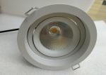 18W COB Round Warm White Recessed Down Lighting Heat Dissipation Interior LED