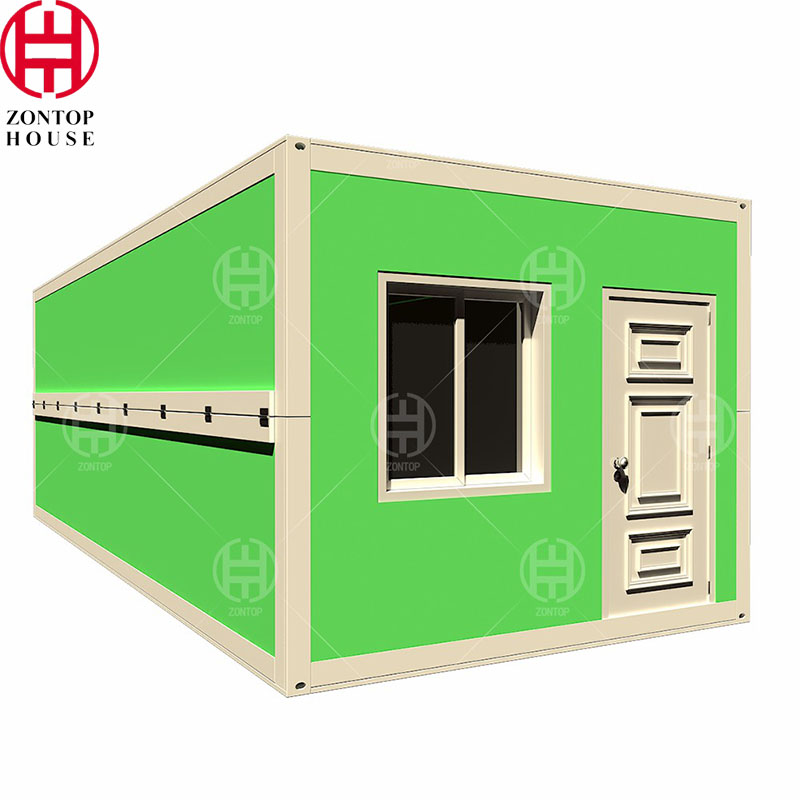 Zontop China Luxury 3 Bedroom Shipping Modular Living Prefabricated Foldable Home Prefab 20ft Folding Container house