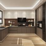 80CM Microwave Inside Island Modern European Style Kitchen Cabinets